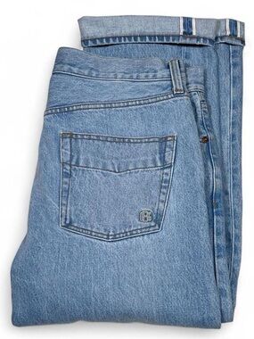 NWOT G.H. Bass Outdoor x Cone Denim Selvedge Sanford Button-Fly Jeans Sz W34 L33